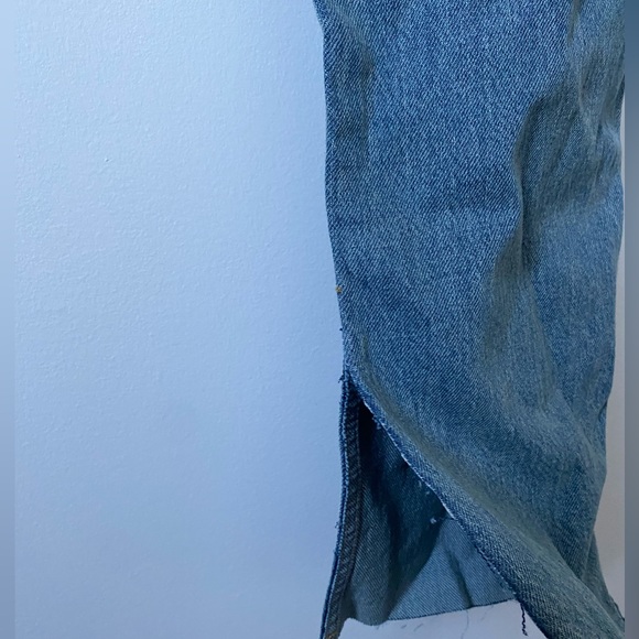 NWT Zara straight leg, split hem jeans - Picture 3 of 4